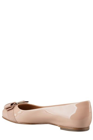 FERRAGAMO Classic Patent Leather Ballet Flats