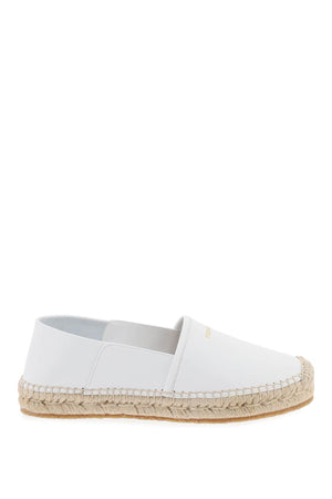 FERRAGAMO Luxurious White Leather Espadrilles for Women