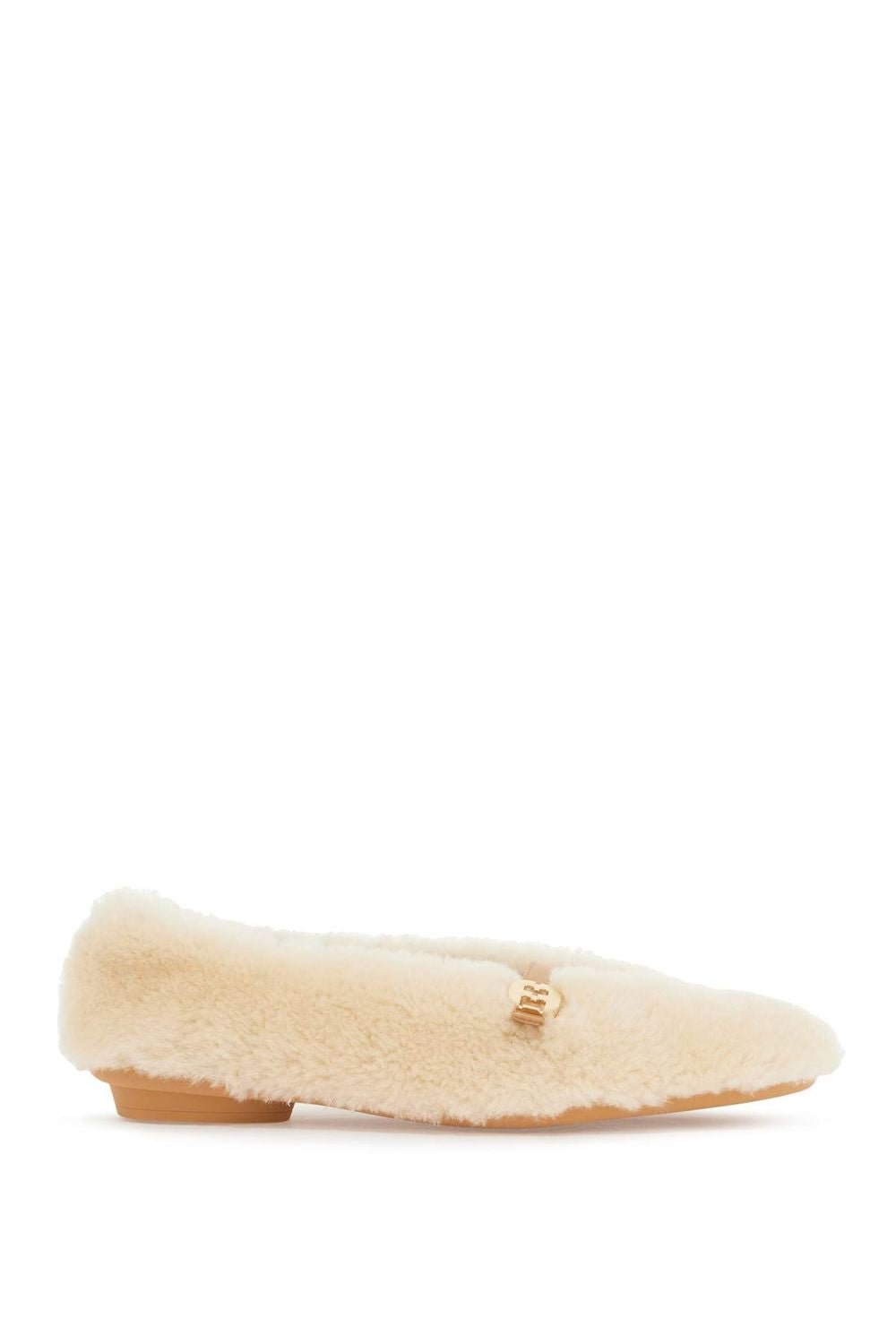 FERRAGAMO Shearling Ballet Flats for Women