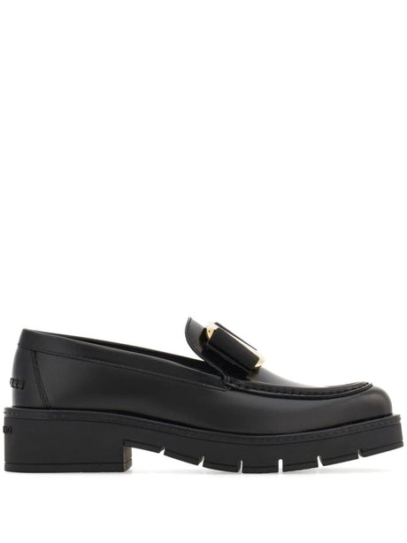 FERRAGAMO Chunky Bow Loafers for Women