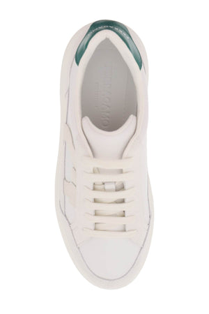 FERRAGAMO Men's Gancini Hook Low-Top Sneakers - Mixed Colors