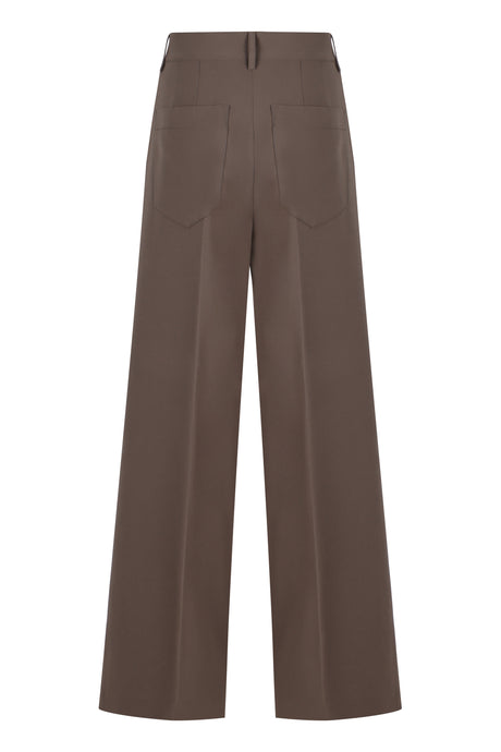 PHILOSOPHY DI LORENZO SERAFINI High-Waist Wide-Leg Fashion Trousers