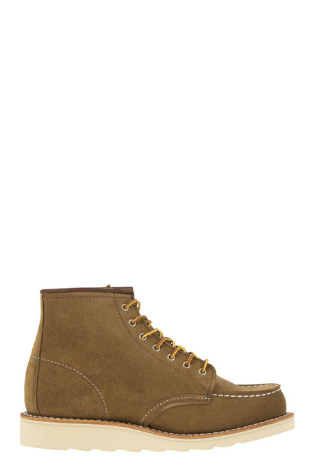 RED WING Classic Moc 6-Inch Suede Ankle Boot