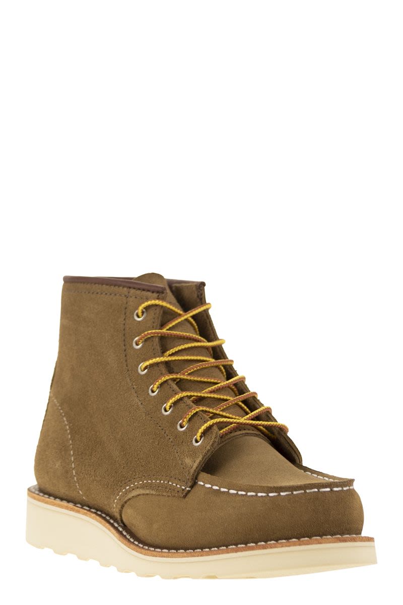 RED WING Classic Moc 6-Inch Suede Ankle Boot