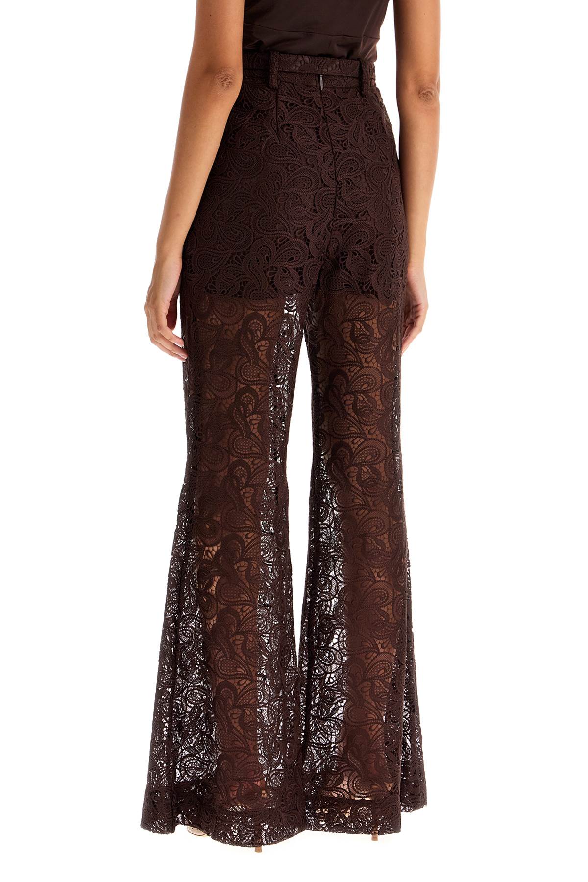 ZIMMERMANN Chic Chocolate Brown Trousers