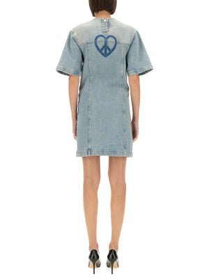 MOSCHINO JEANS Chic Denim Mini Dress - Regular Fit