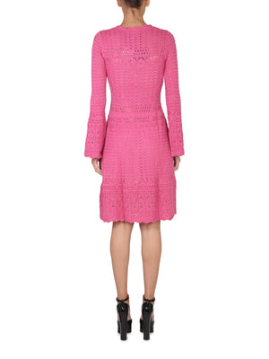 BOUTIQUE MOSCHINO Wool Blend Long Sleeve Dress