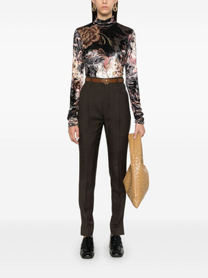 ETRO Crushed Velvet Mini Top