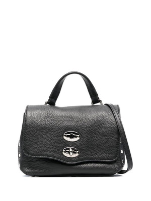 ZANELLATO Mini Pebbled Leather Handbag with Adjustable Strap