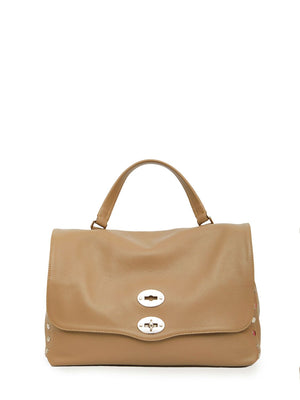 ZANELLATO Elegant Mini Cappuccino Leather Handbag