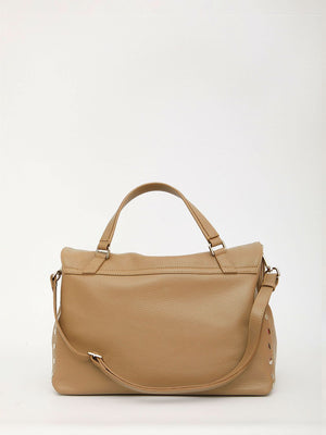 ZANELLATO Elegant Mini Cappuccino Leather Handbag