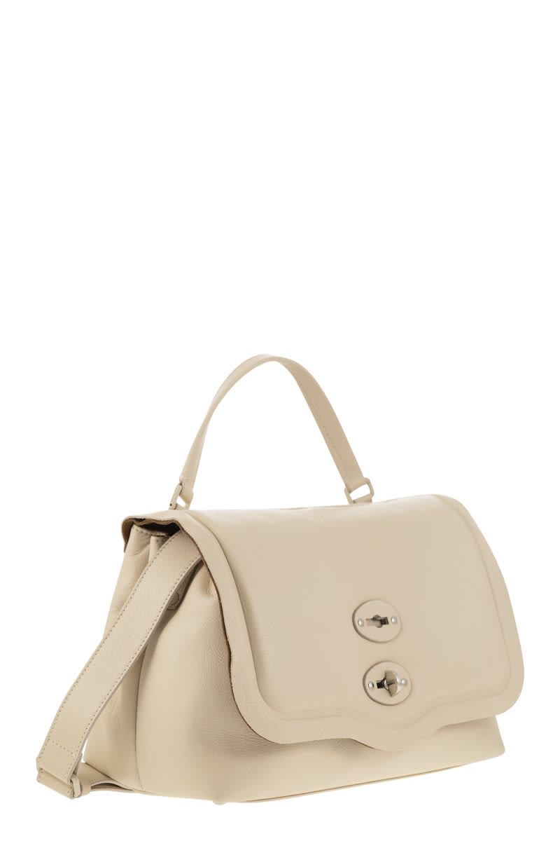 ZANELLATO Ivory Postman Pillow Handbag for Women - SS24 Collection