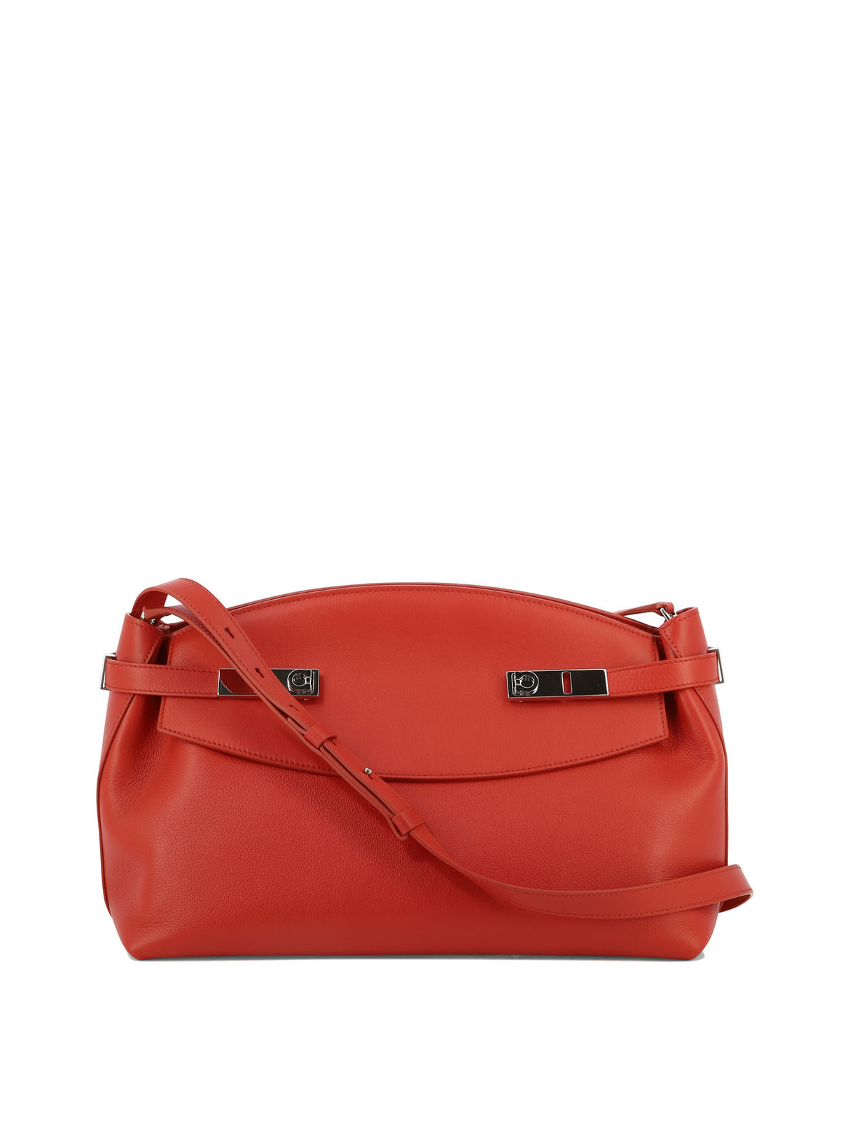 FERRAGAMO 24FW Women's Shoulder Bag in Bold Red