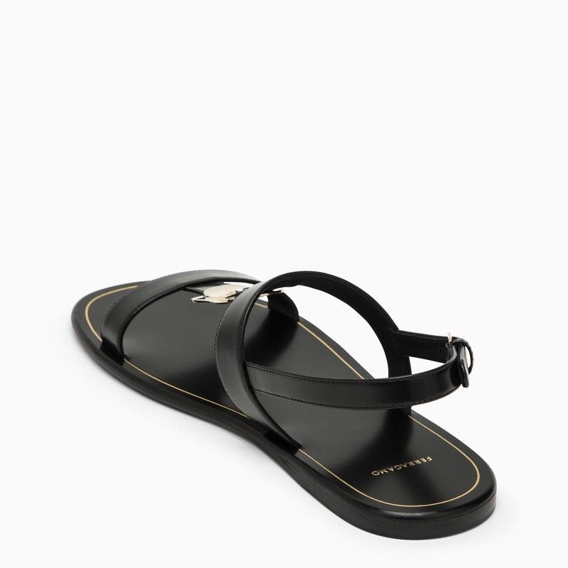 FERRAGAMO Black Capri Sandals for Women