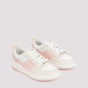 FERRAGAMO Beige Leather Sneakers for Women - SS24 Collection