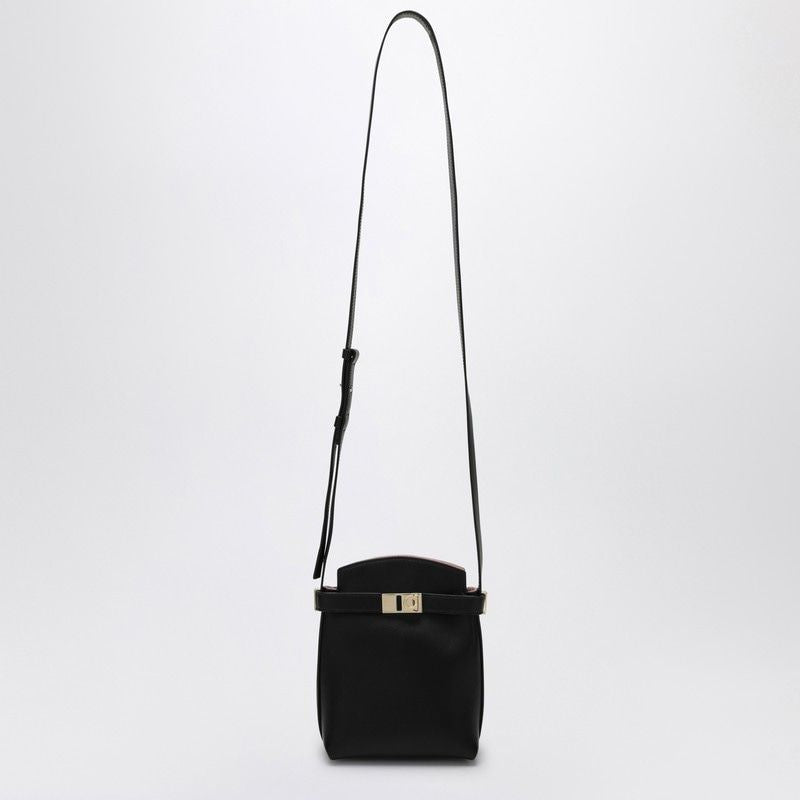 FERRAGAMO Mini Two-Tone Phone Holder with Adjustable Strap