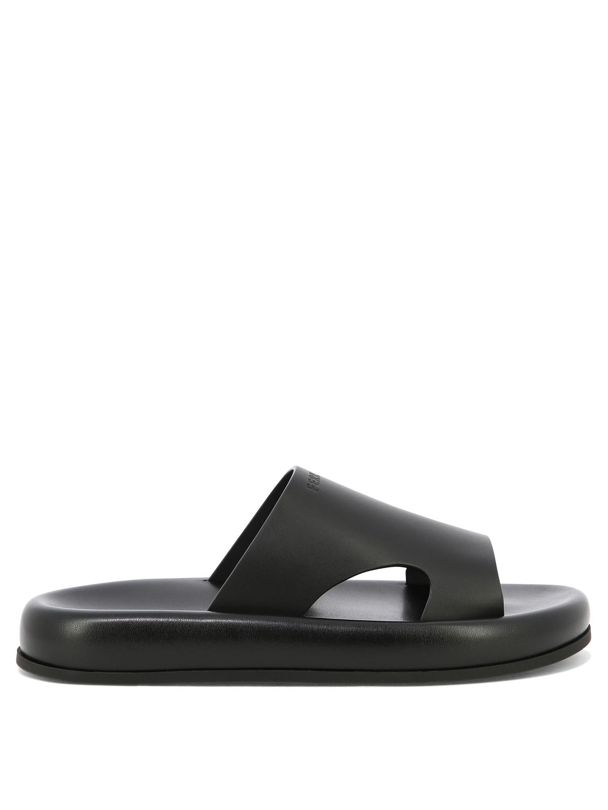 FERRAGAMO Men's Black 24SS Sandals - Premium Quality and Style for Any Occasion