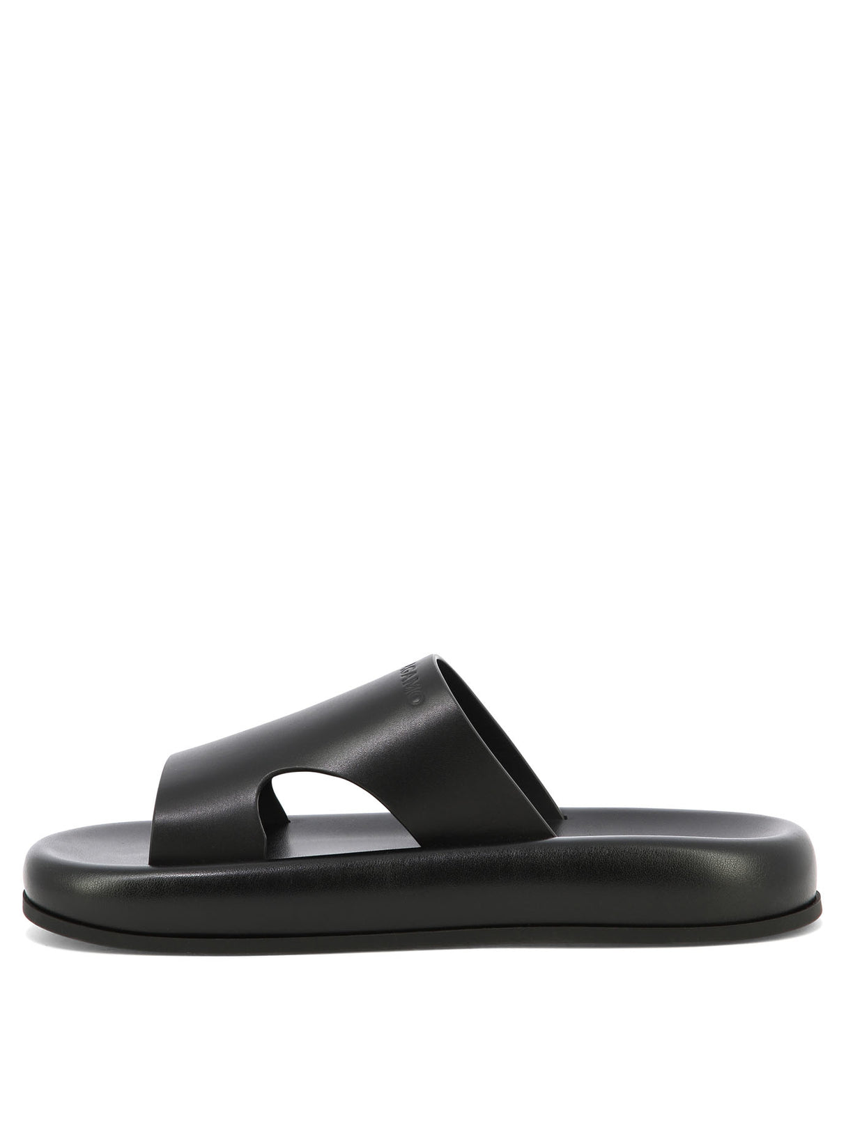 FERRAGAMO Men's Black 24SS Sandals - Premium Quality and Style for Any Occasion