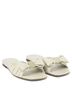 Ferragamo White Women's Sandals for the 24SS Season