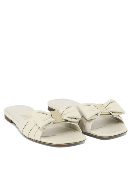 FERRAGAMO White Women's Sandals for the 24SS Season