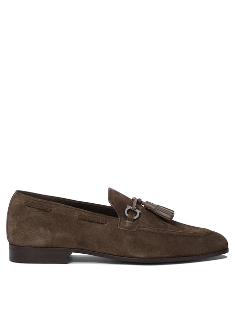 FERRAGAMO Men's Suede Loafers & Slippers