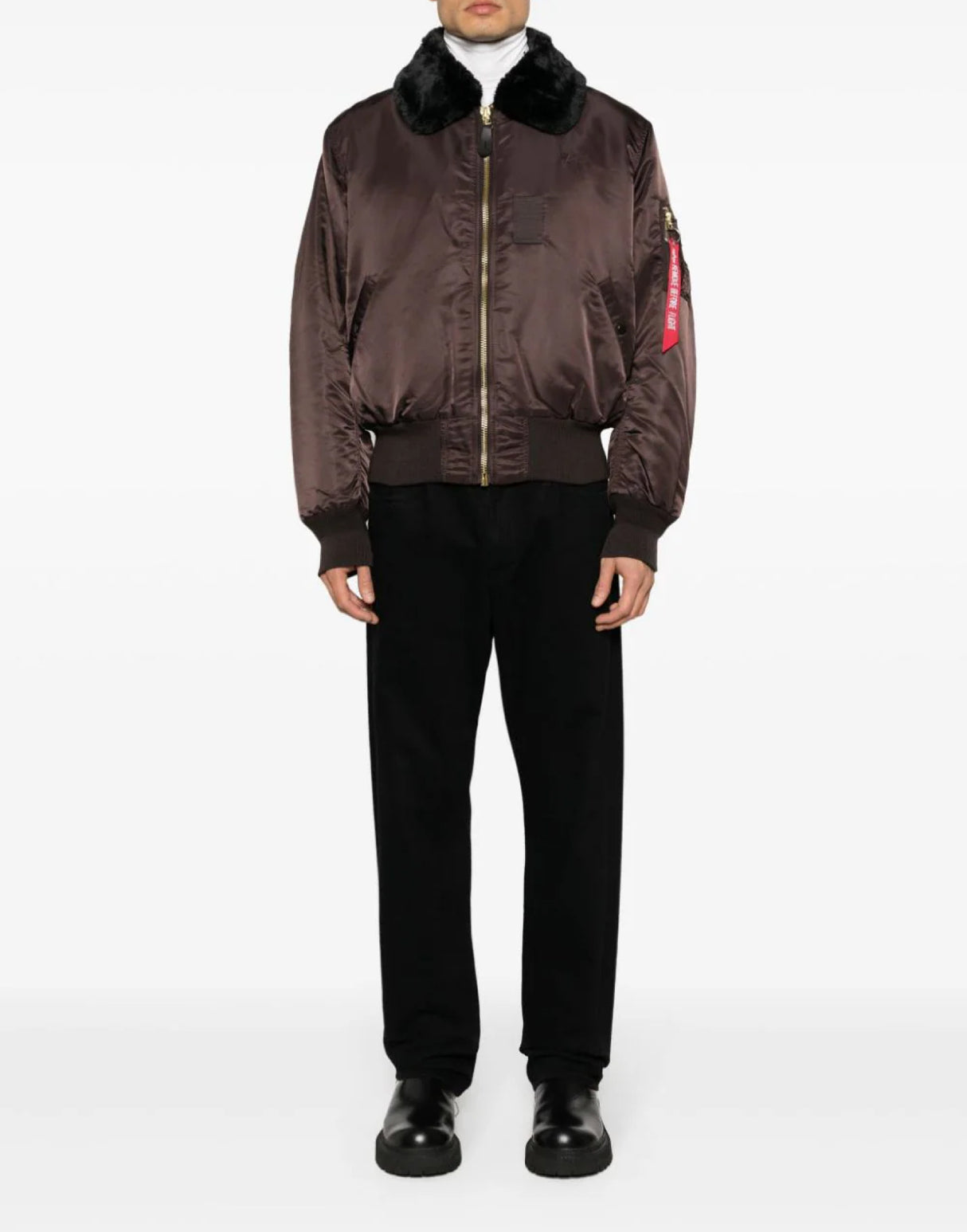 ALPHA INDUSTRIES Men's B-15 Aviator Bomber Jacket - FW24 Collection