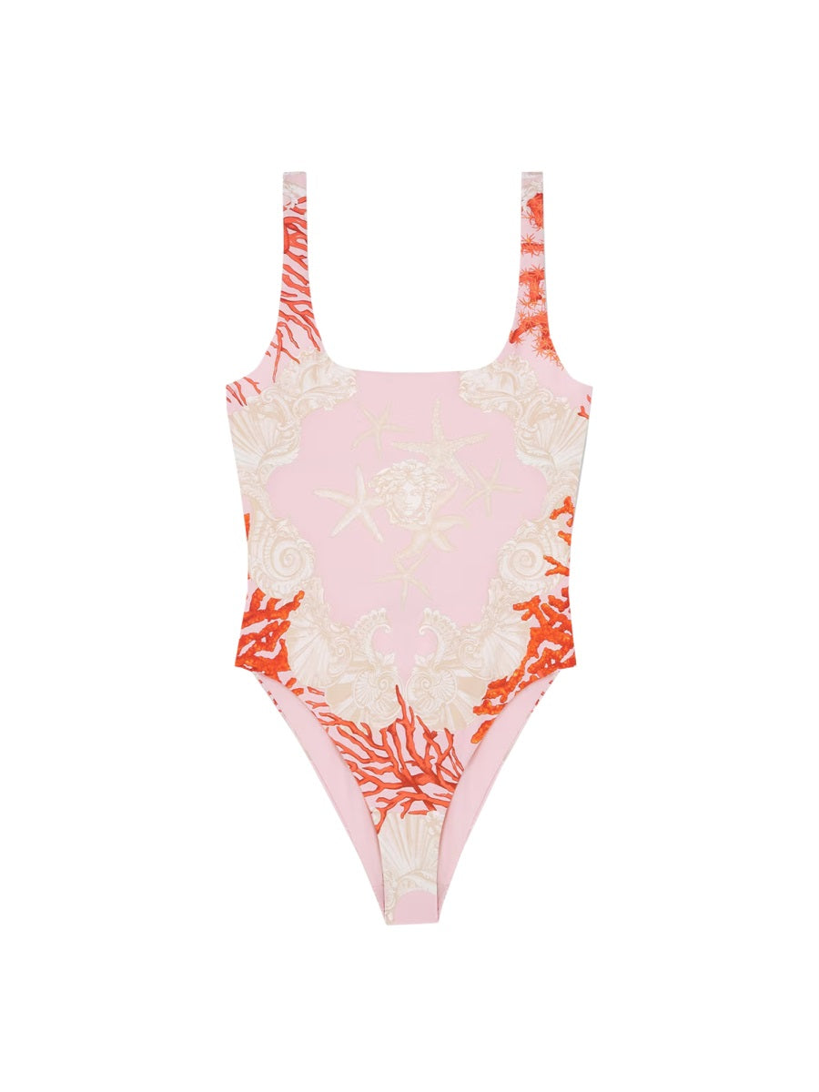 VERSACE Baroque Print One-Piece Swimsuit for Women