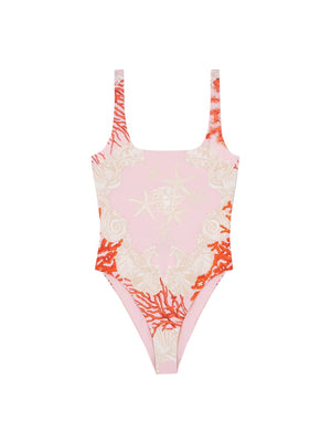 VERSACE Baroque Print One-Piece Swimsuit for Women