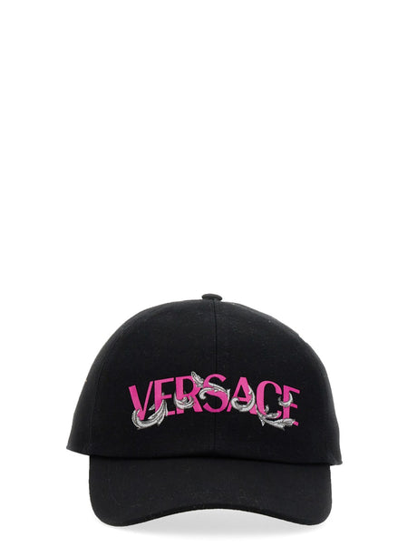 VERSACE Stylish Logo Baseball Hat - Women’s Adjustable Fit