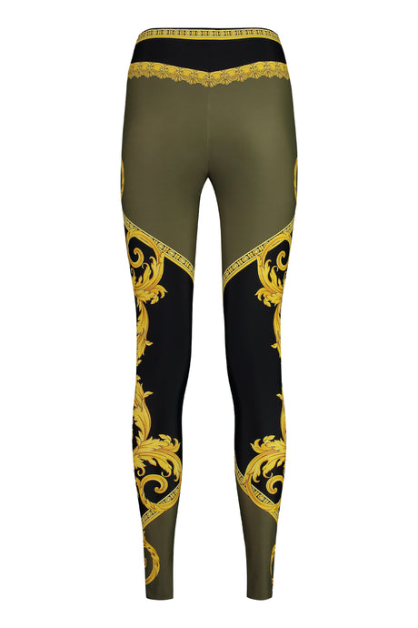 VERSACE Divine Patterns Printed Leggings