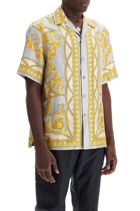 VERSACE Divine Allure Silk Bowling Shirt