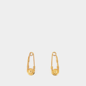 VERSACE Iconic Safety Pin Earrings