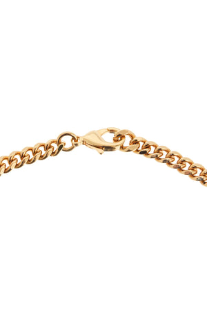 VERSACE Luxury Gold Finish Biggie Medusa Men's Necklace