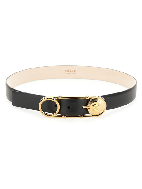 VERSACE Stylish Safety Pin Belt