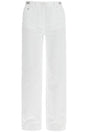 VERSACE Women's Straight Leg Denim Jeans with Medusa Emblems - Size 26