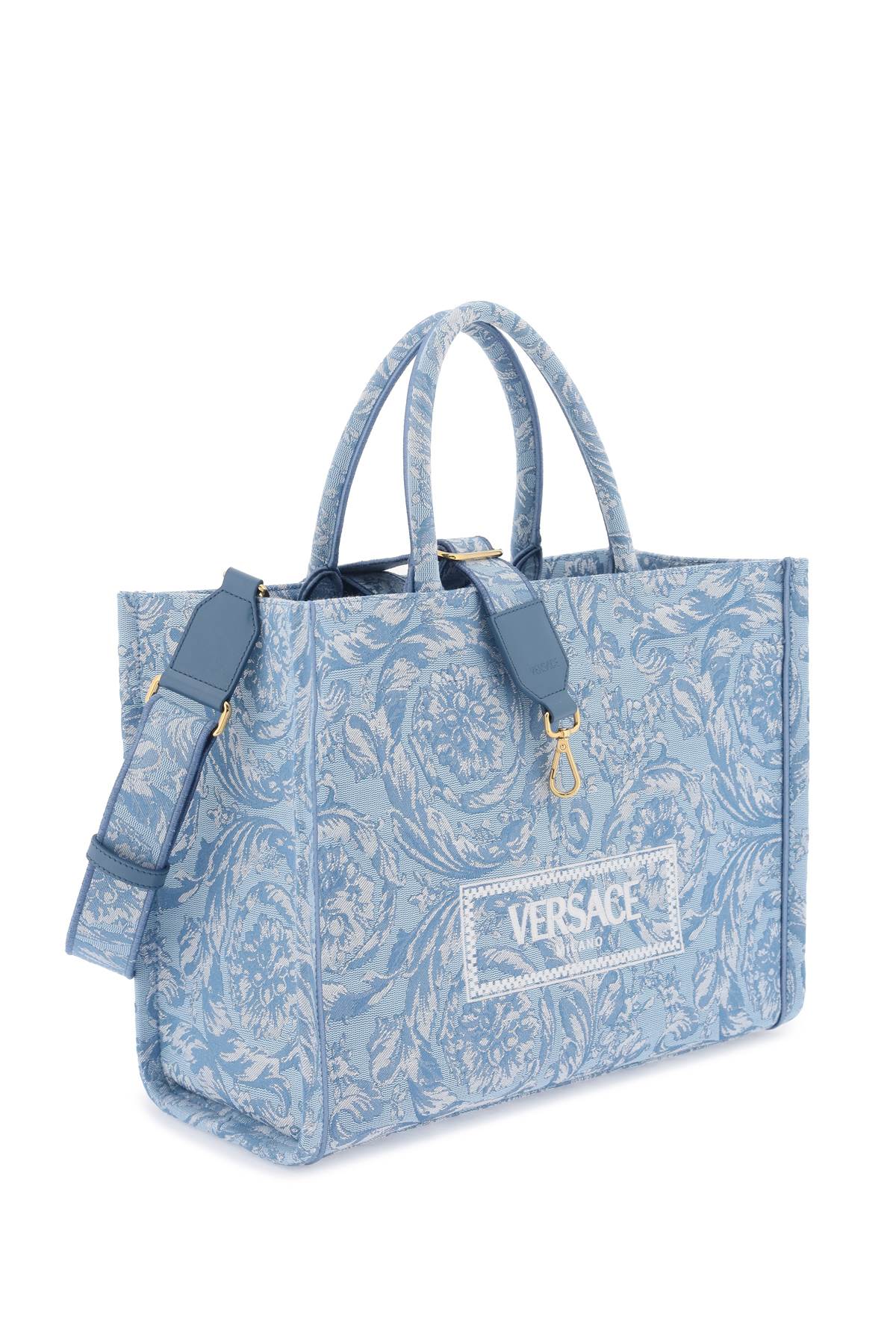 VERSACE Mini Baroque Tote Handbag