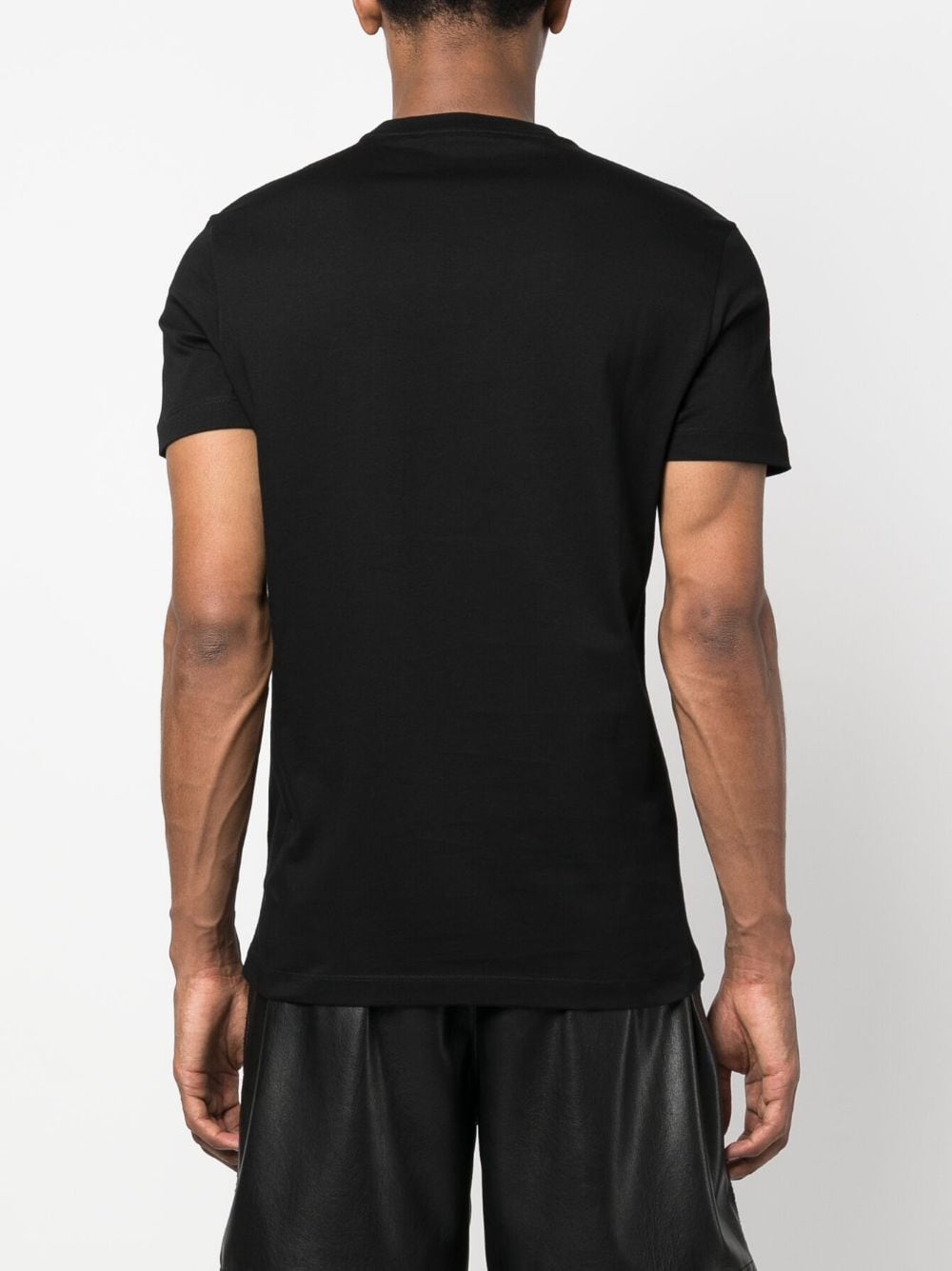 VERSACE Compact Label Logo T-Shirt for Men