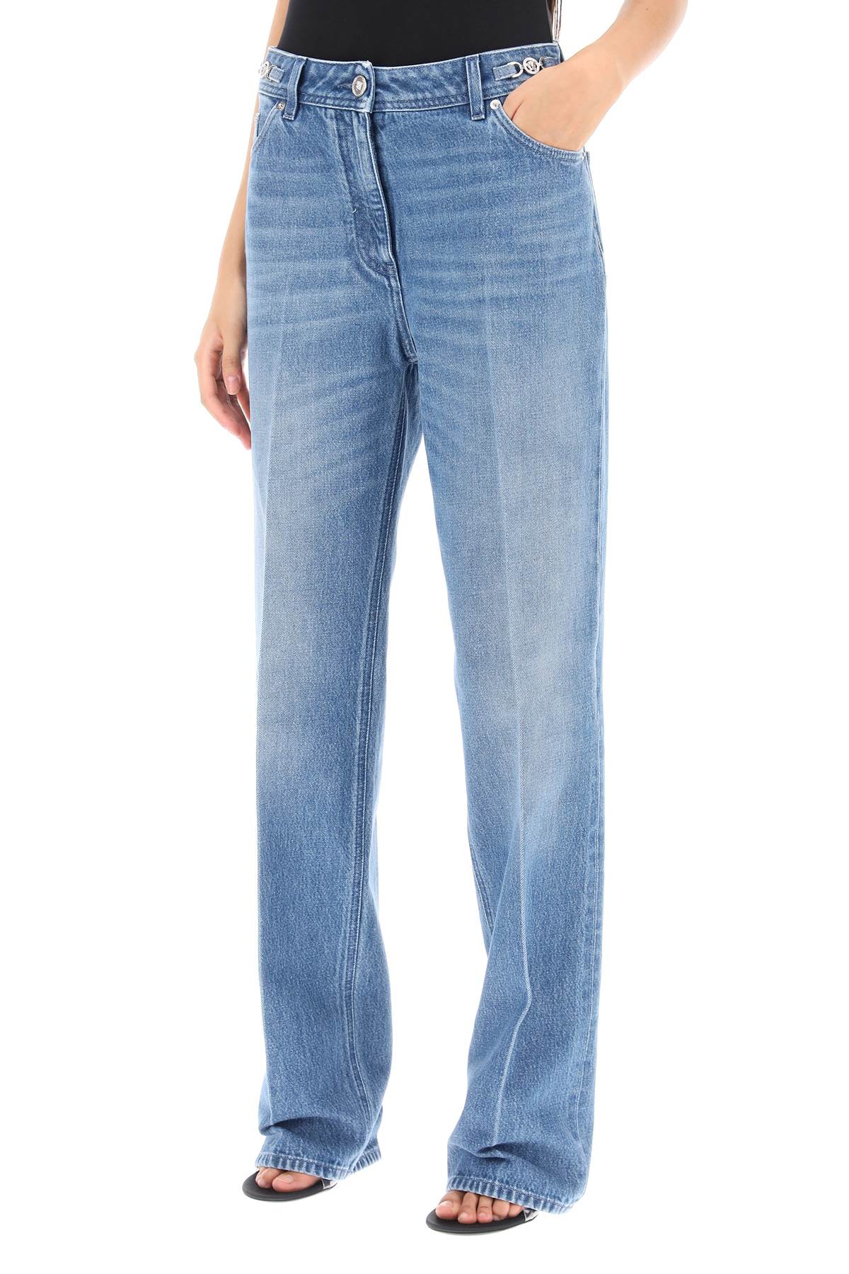 VERSACE Tailored Crease Boyfriend Jeans - Size 26