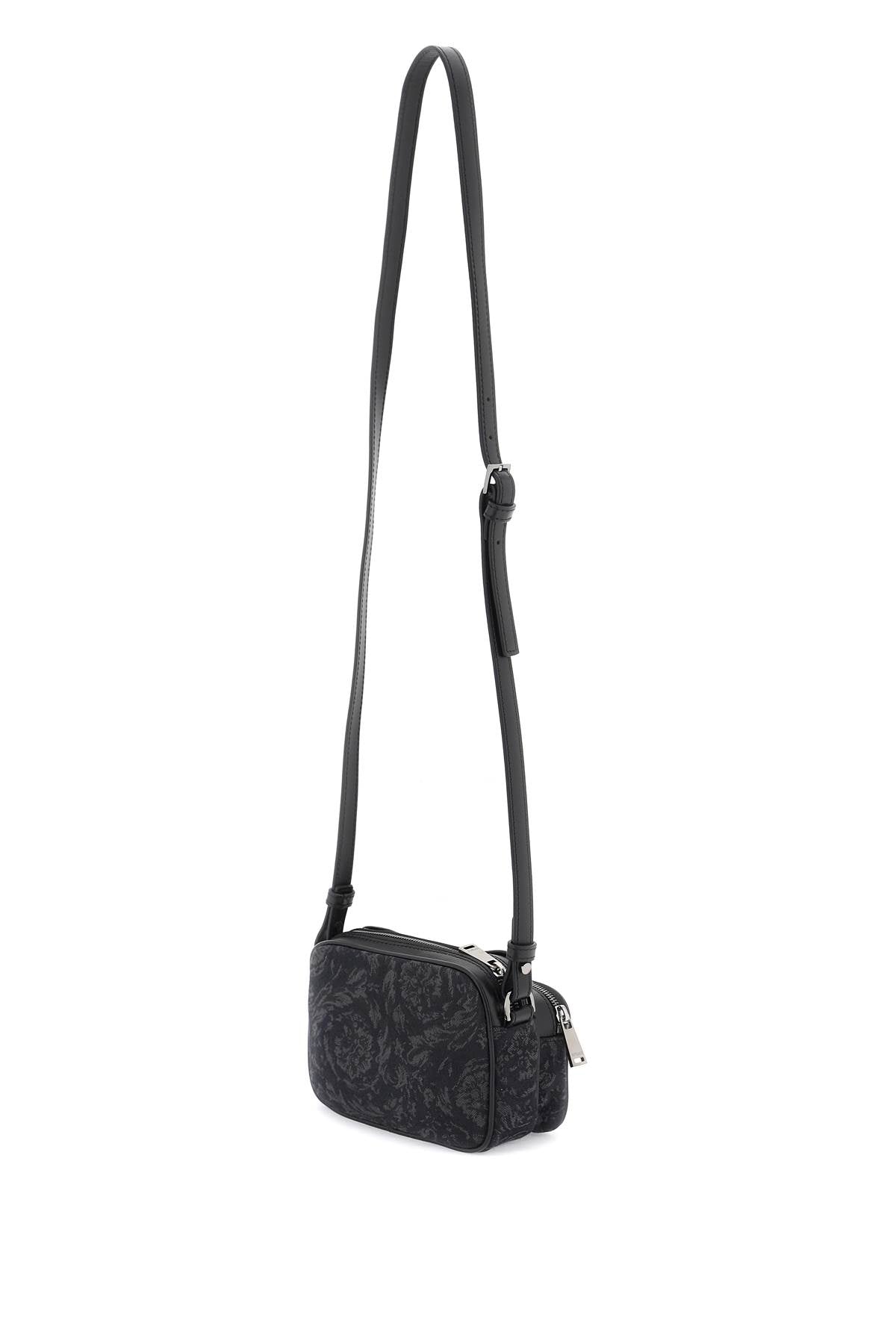 VERSACE Baroque-Inspired Messenger Handbag