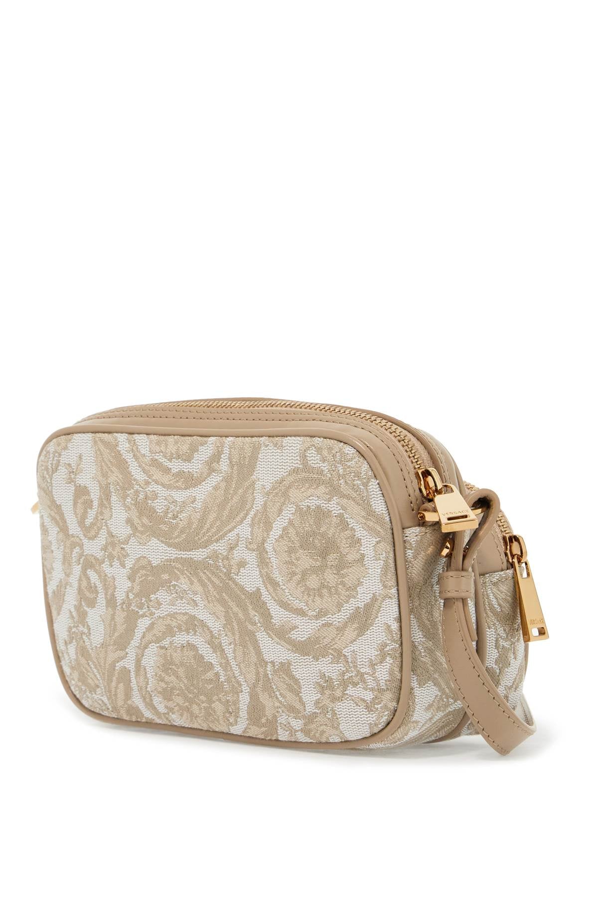 VERSACE Baroque-Inspired Messenger Handbag