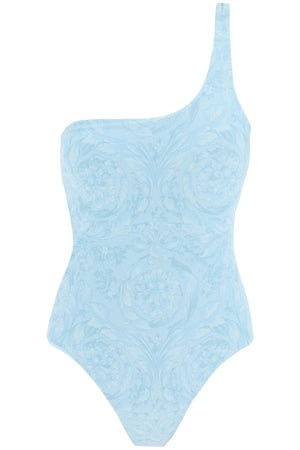 VERSACE Stylish One-Shoulder Baroque Swimsuit for Women