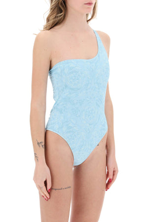 VERSACE Stylish One-Shoulder Baroque Swimsuit for Women