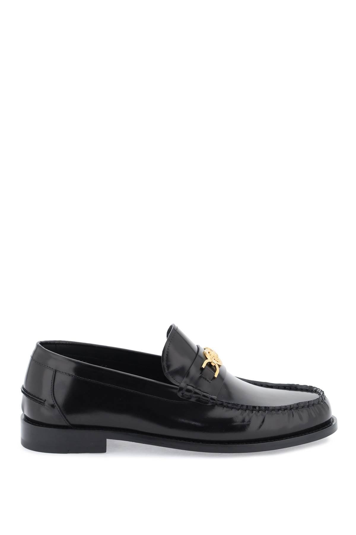 VERSACE Black Medusa '95 Loafers for Men