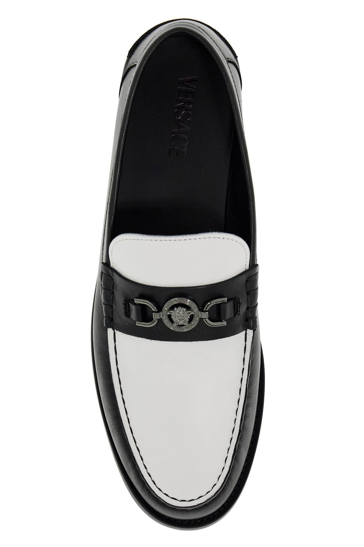 VERSACE Medusa '95 Two-Toned Leather Loafers