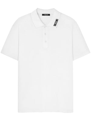 VERSACE Men's Polo Shirt with Signature Writing