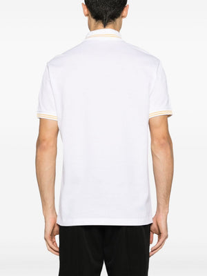 VERSACE Signature Cotton Piqué Polo Shirt