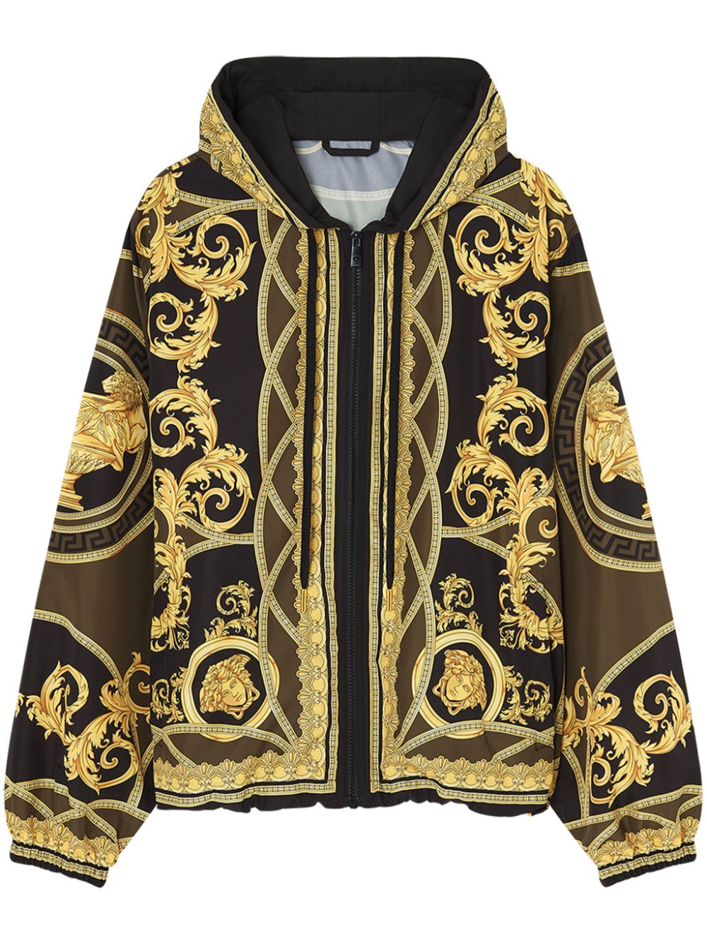 VERSACE Baroque Print Technical Blouson Jacket for Men