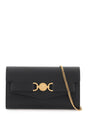 VERSACE Medusa '95 Mini Black Leather Shoulder Bag with Gold Accents