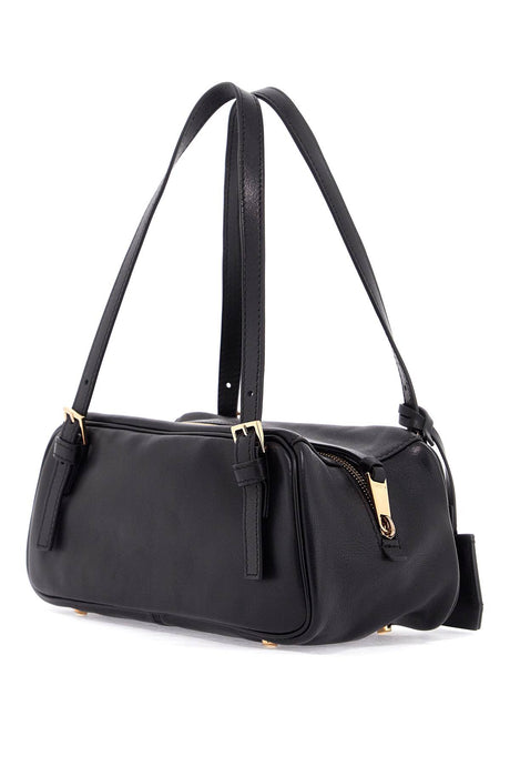 VERSACE Nappa Leather Iconic Bowling Handbag