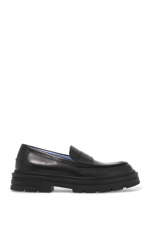 VERSACE Smooth Leather Adriano Loafers